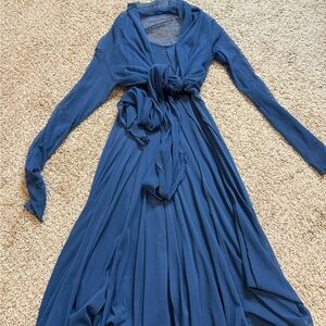 Elena Kattan midi dress & shawl vintage